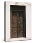 Carved Wooden Door, Old Town, Mombasa, Kenya, East Africa, Africa-Philip Craven-Stretched Canvas