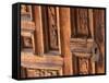 Carved Wooden Door, San Miguel De Allende, Mexico-Merrill Images-Framed Stretched Canvas