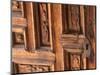 Carved Wooden Door, San Miguel De Allende, Mexico-Merrill Images-Mounted Photographic Print