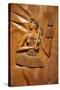 Carved Wooden Relief Depicting Candomble and Orisha by Artist Carybe, Afro-Brazilian Museum-Godong-Stretched Canvas