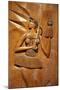 Carved Wooden Relief Depicting Candomble and Orisha by Artist Carybe, Afro-Brazilian Museum-Godong-Mounted Photographic Print