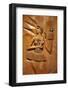 Carved Wooden Relief Depicting Candomble and Orisha by Artist Carybe, Afro-Brazilian Museum-Godong-Framed Photographic Print
