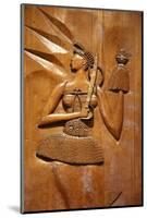 Carved Wooden Relief Depicting Candomble and Orisha by Artist Carybe, Afro-Brazilian Museum-Godong-Mounted Photographic Print