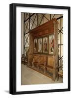 Carved Wooden Stalls (15th Century)-null-Framed Photographic Print