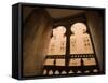 Carved Wooden Window, Shibam, Seiyun District, Yemen-Michele Falzone-Framed Stretched Canvas