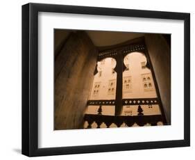 Carved Wooden Window, Shibam, Seiyun District, Yemen-Michele Falzone-Framed Photographic Print