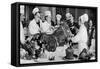 Carving a Side of Beef at the Annual Banquet at the Guildhall, London, 1926-1927-null-Framed Stretched Canvas