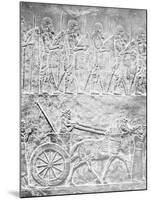 Carving Depicting Assyrians-null-Mounted Photographic Print