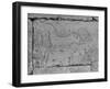 Carving of a Horse on Wall of Temple of Ramses II at Abydos-null-Framed Photographic Print