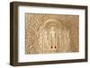 Carving on the wall, Jain Temple, Ranakpur, Rajasthan, India.-Inger Hogstrom-Framed Photographic Print