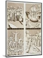 Carvings from the Church at Uppsala, Plate 42 from "Le Costume Ancien Et Moderne"-Vittorio Raineri-Mounted Giclee Print