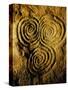 Carvings on Stone, New Grange (Newgrange) Site, County Meath, Leinster, Eire (Ireland)-Bruno Barbier-Stretched Canvas
