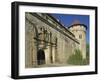 Carvings over the Entrance to Castle Hohentubingen at Tubingen in Baden Wurttemberg, Germany-Hans Peter Merten-Framed Photographic Print