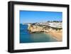 Carvoeiro and Beach, Algarve, Portugal, Europe-G&M Therin-Weise-Framed Photographic Print