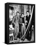 Cary Grant, Frank Capra, James Stewart. "The Philadelphia Story" 1940, Directed by George Cukor-null-Framed Stretched Canvas