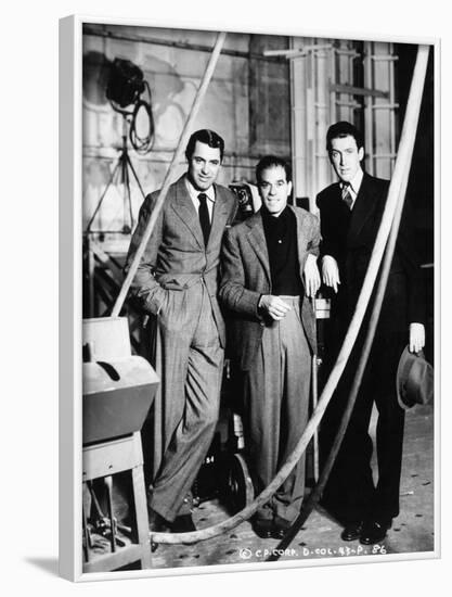 Cary Grant, Frank Capra, James Stewart. "The Philadelphia Story" 1940, Directed by George Cukor-null-Framed Photographic Print