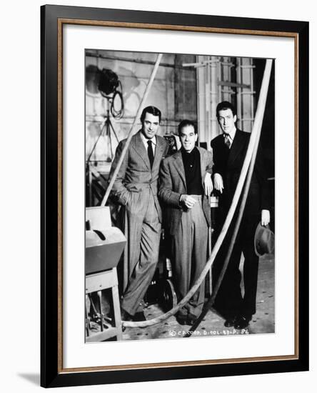 Cary Grant, Frank Capra, James Stewart. "The Philadelphia Story" 1940, Directed by George Cukor-null-Framed Photographic Print