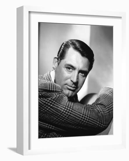 Cary Grant. "Notorious" 1946, Directed by Alfred Hitchcock-null-Framed Photographic Print