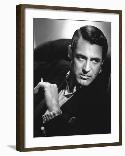 Cary Grant. "Notorious" 1946, Directed by Alfred Hitchcock-null-Framed Photographic Print