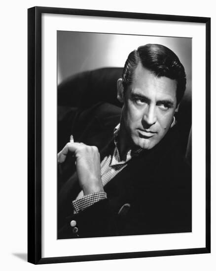 Cary Grant. "Notorious" 1946, Directed by Alfred Hitchcock-null-Framed Photographic Print