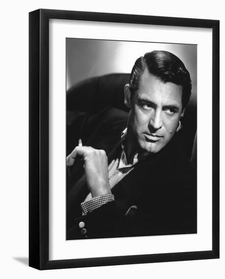 Cary Grant. "Notorious" 1946, Directed by Alfred Hitchcock-null-Framed Photographic Print