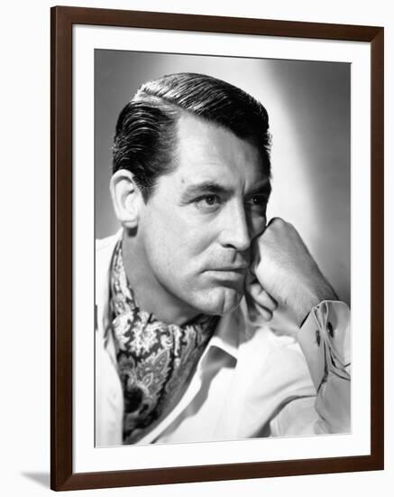 Cary Grant. "Notorious" 1946, Directed by Alfred Hitchcock-null-Framed Photographic Print