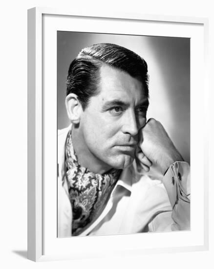 Cary Grant. "Notorious" 1946, Directed by Alfred Hitchcock-null-Framed Photographic Print