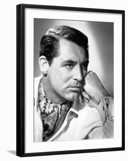 Cary Grant. "Notorious" 1946, Directed by Alfred Hitchcock-null-Framed Photographic Print