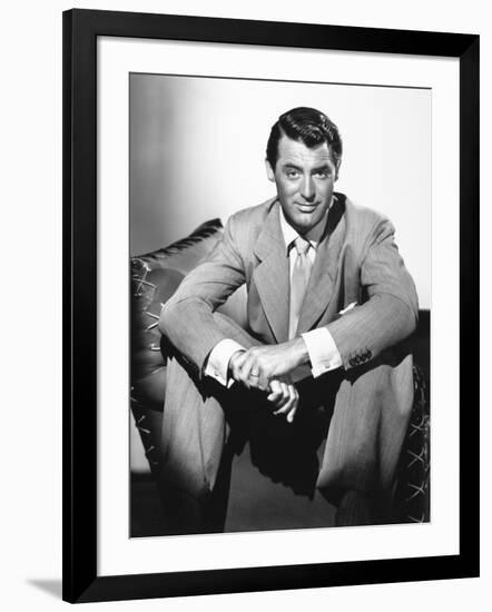 Cary Grant. "Once Upon a Honeymoon" 1942, Directed by Leo Mccarey-null-Framed Photographic Print