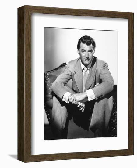 Cary Grant. "Once Upon a Honeymoon" 1942, Directed by Leo Mccarey-null-Framed Photographic Print