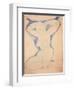 Caryatid, 1913-14-Amedeo Modigliani-Framed Giclee Print