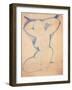 Caryatid, 1913-14-Amedeo Modigliani-Framed Giclee Print