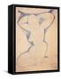 Caryatid, 1913-14-Amedeo Modigliani-Framed Stretched Canvas