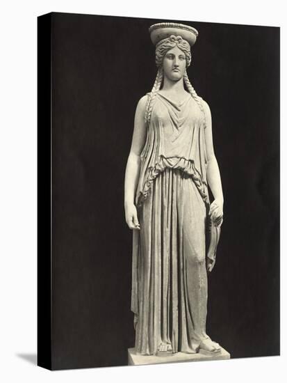 Caryatid at Vatican Museum-null-Stretched Canvas