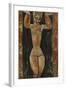 Caryatid; Cariatide, C.1911-1913-Amedeo Modigliani-Framed Giclee Print