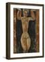 Caryatid; Cariatide, C.1911-1913-Amedeo Modigliani-Framed Giclee Print