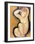 Caryatid, circa 1913-14-Amedeo Modigliani-Framed Giclee Print