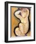 Caryatid, circa 1913-14-Amedeo Modigliani-Framed Giclee Print