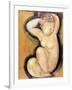 Caryatid, circa 1913-14-Amedeo Modigliani-Framed Giclee Print