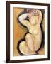 Caryatid, circa 1913-14-Amedeo Modigliani-Framed Giclee Print