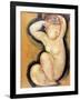 Caryatid, circa 1913-14-Amedeo Modigliani-Framed Giclee Print