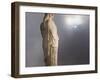 Caryatid from the Classical Era Adjacent to the Parthenon at the Acropolis, Athens, Greece-Nancy Noble Gardner-Framed Photographic Print