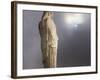 Caryatid from the Classical Era Adjacent to the Parthenon at the Acropolis, Athens, Greece-Nancy Noble Gardner-Framed Photographic Print