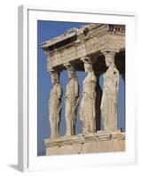 Caryatid Portico, Erechthion, Acropolis, UNESCO World Heritage Site, Athens, Greece, Europe-Thouvenin Guy-Framed Photographic Print