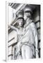 Caryatid sculpted female figure statues in the historic centre, Vienna, Austria-Stefano Politi Markovina-Framed Photographic Print