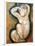 Caryatid-Amedeo Modigliani-Framed Art Print