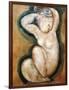 Caryatid-Amedeo Modigliani-Framed Art Print