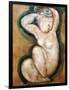 Caryatid-Amedeo Modigliani-Framed Art Print