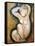 Caryatid-Amedeo Modigliani-Framed Stretched Canvas