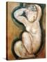 Caryatid-Amedeo Modigliani-Stretched Canvas